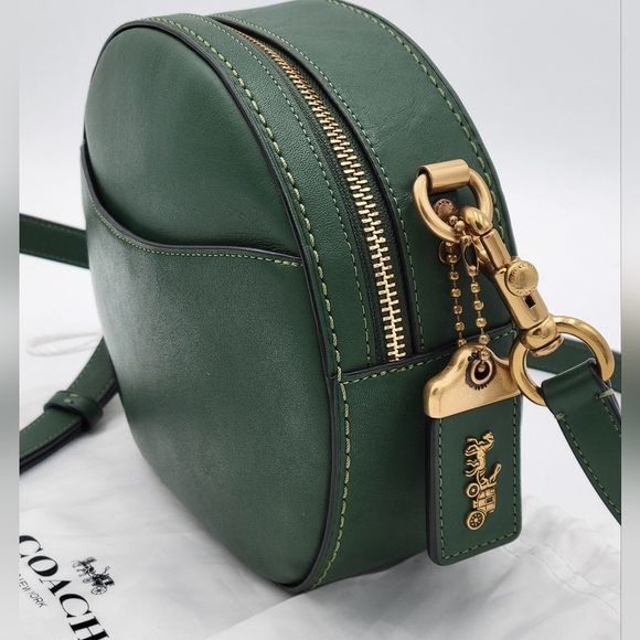 Coach 1941 Glovetanned Leather Canteen Bag, Green - Picture 2 of 11